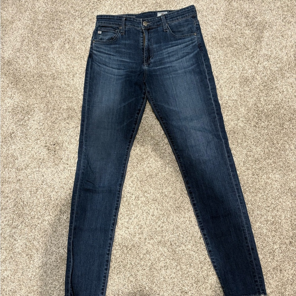 AG Adriano Goldschmied Dark Blue Skinny Jeans